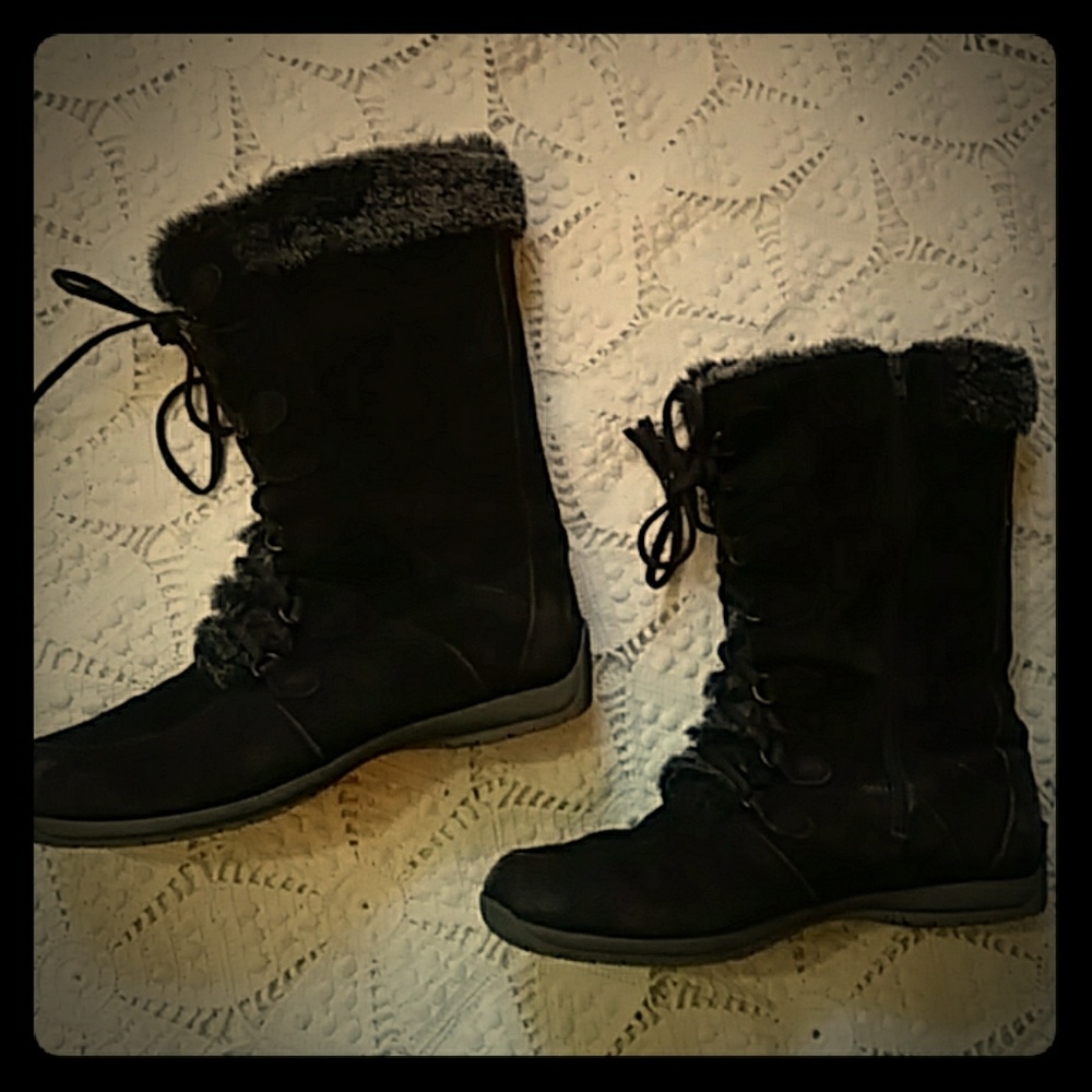 Zeroxposure brown suede winter boots-sz 11M